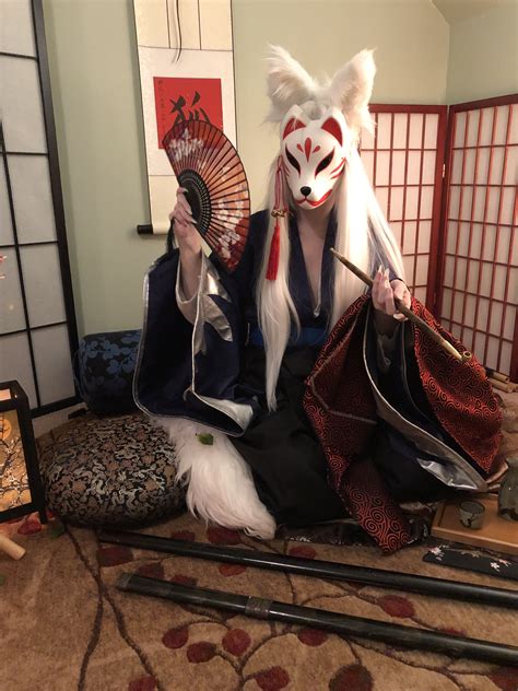 kitsune halloween costume|japanese kitsune costumes.